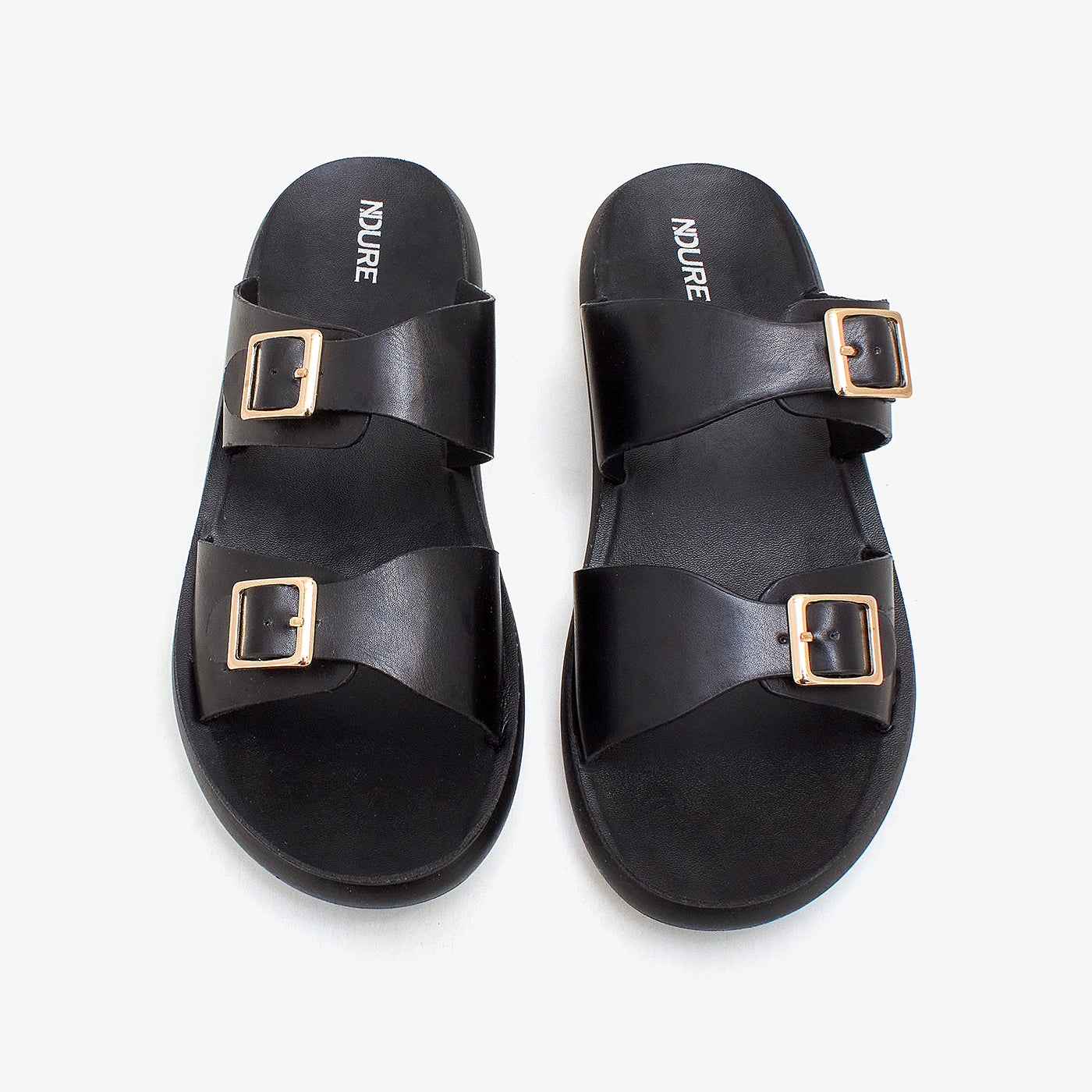 Women's Buckled Slides