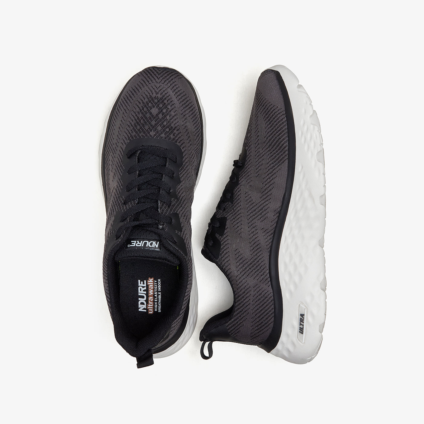 black sneakers