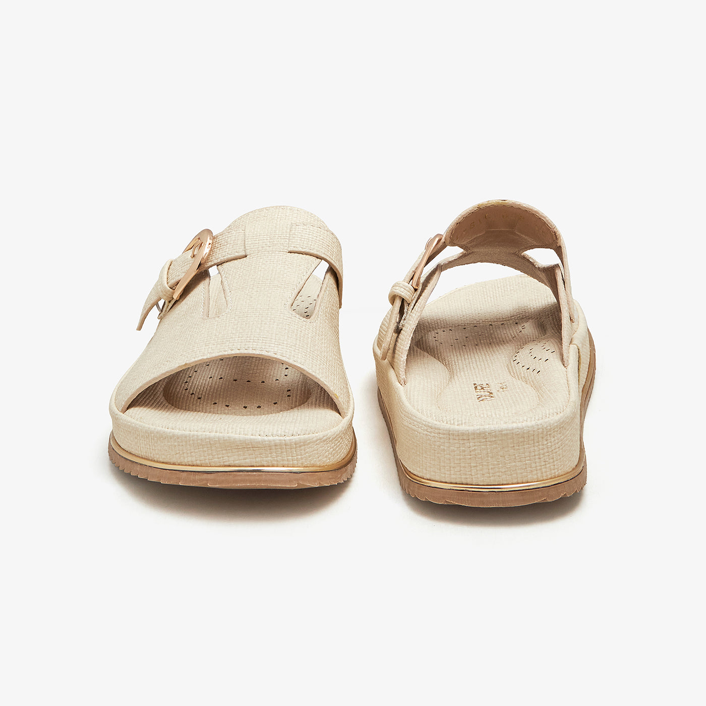 womens white slides