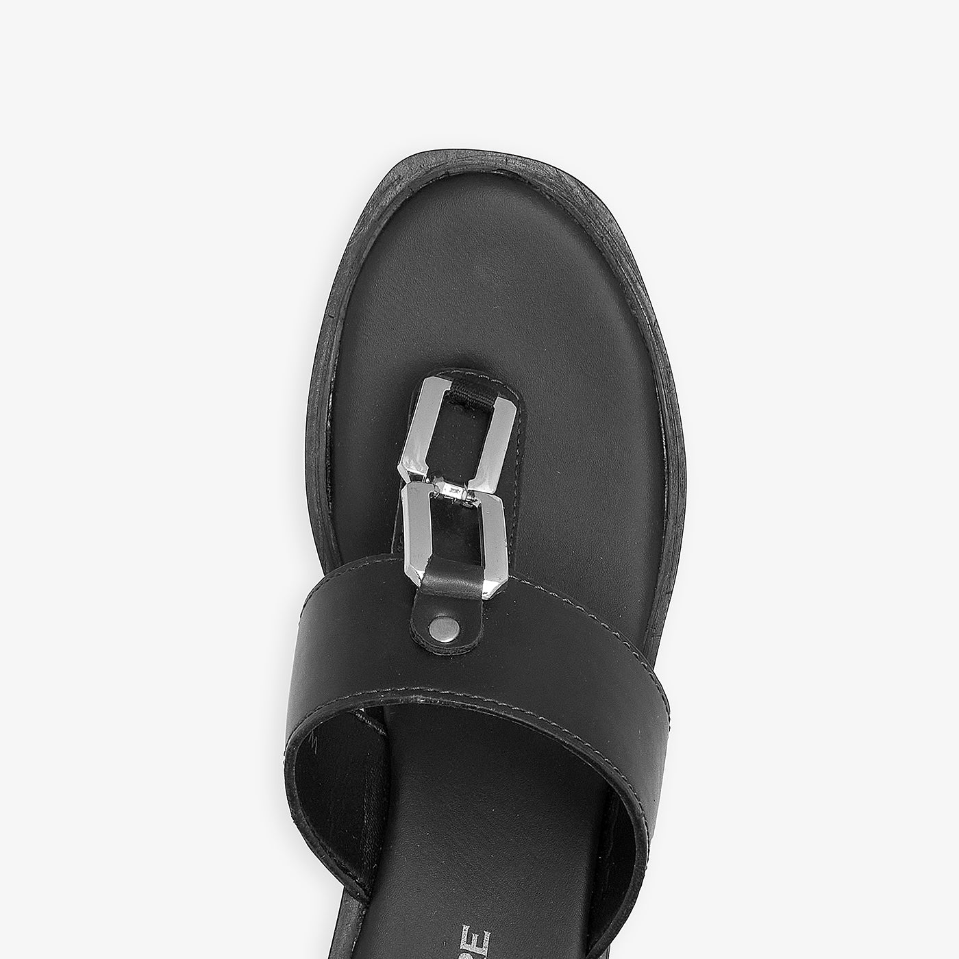 black heel slides for ladies
