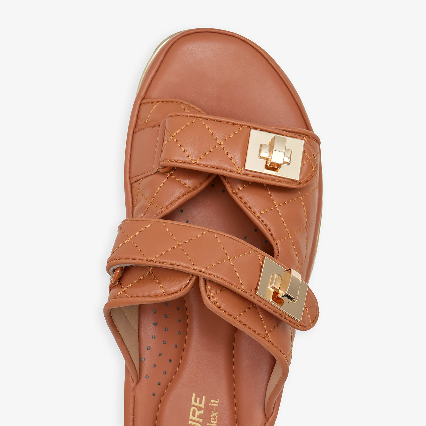 womens flat slides