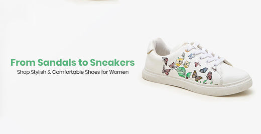 From Sandals to Sneakers: Shop Stylish & Comfortable Shoes for Women