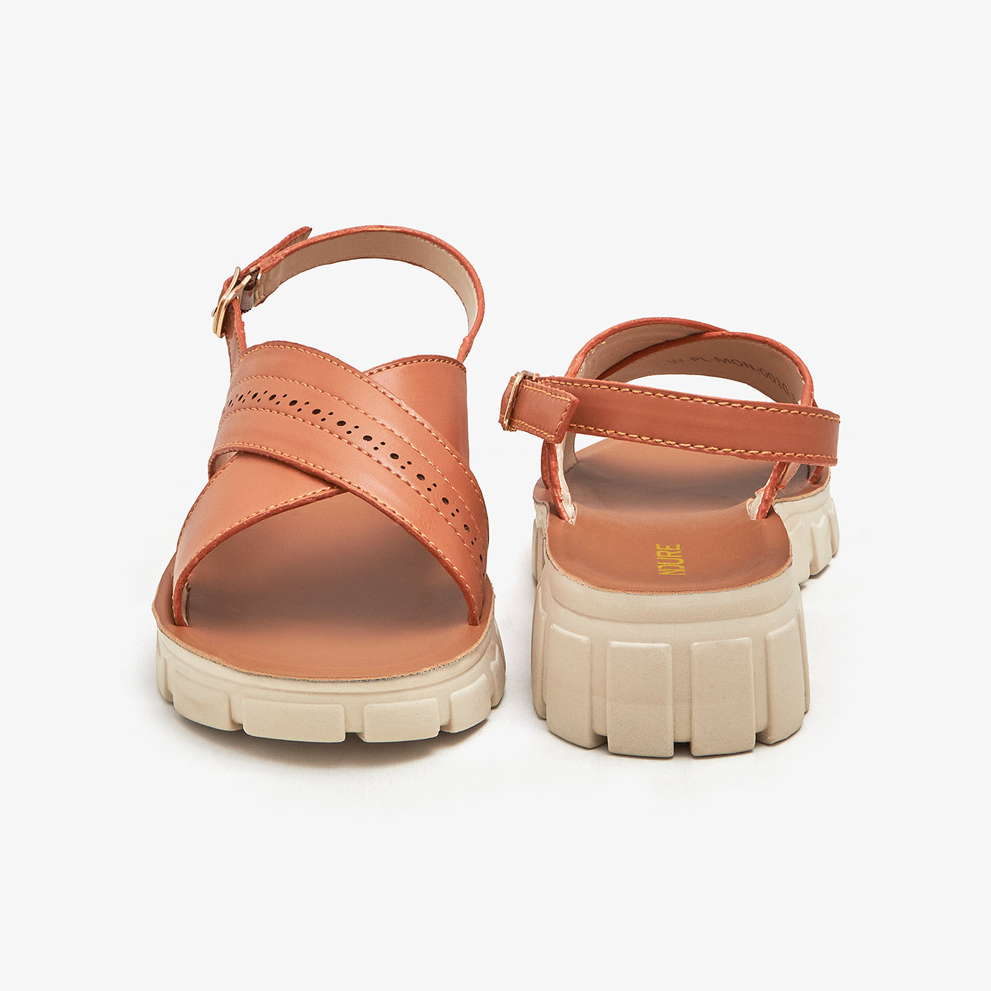 Women's Cross Chunky Sandals