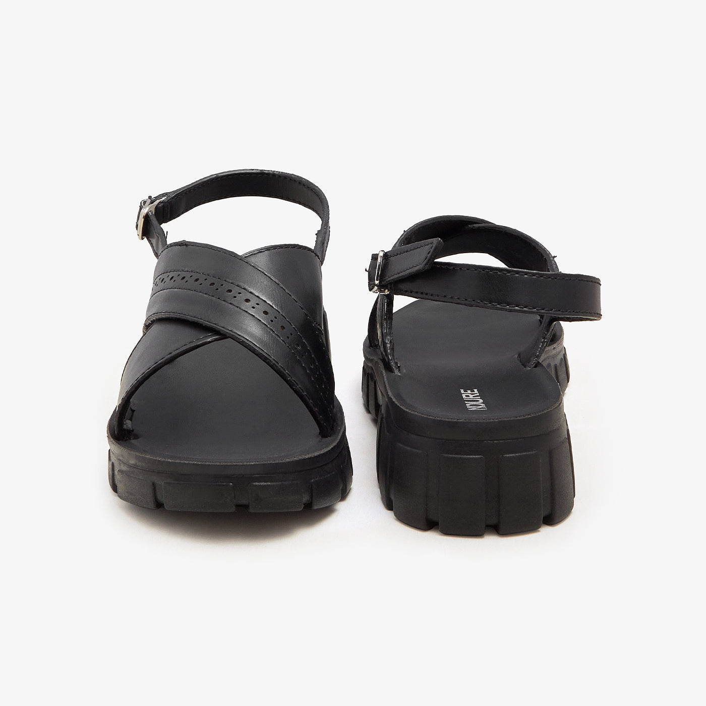 Women's Cross Chunky Sandals